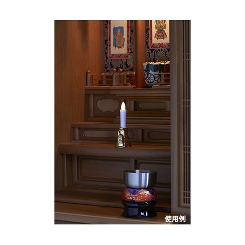 自動点灯安心のろうそく ゴールド ARO