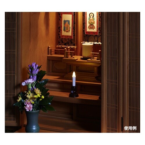 自動点灯安心のろうそく ブラウン ARO