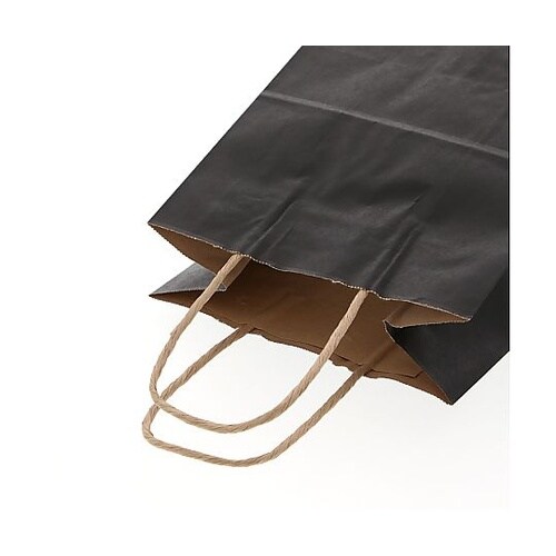 003266304 手提げ紙袋未晒黒C