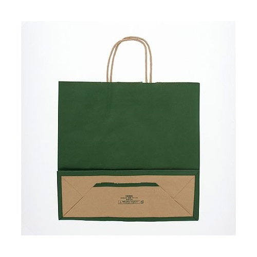 003251205 手提げ紙袋グリーンC