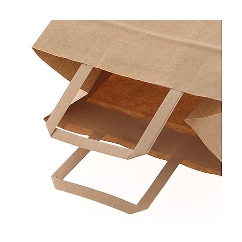 手提げ紙袋 Nフラットチャームバッグ 平