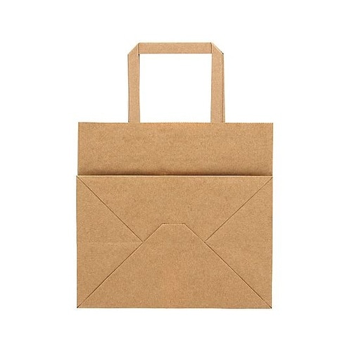 手提げ紙袋 Nフラットチャームバッグ 平