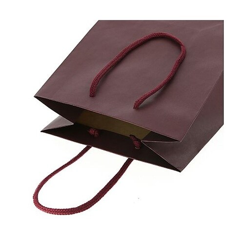 005330103 手提げ紙袋 エンジ