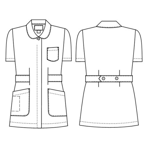 HO1912女子上衣ブルーEL