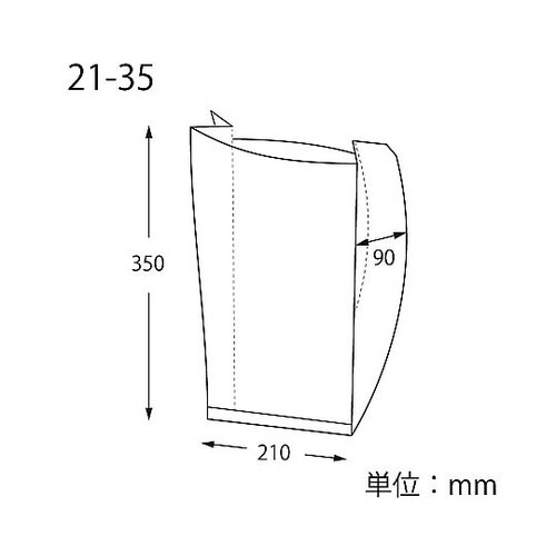 食品袋 窓付ガゼットパック 21−35