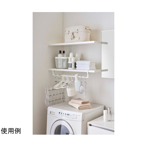 伸縮棚下収納ハンガー プレート ホワイト