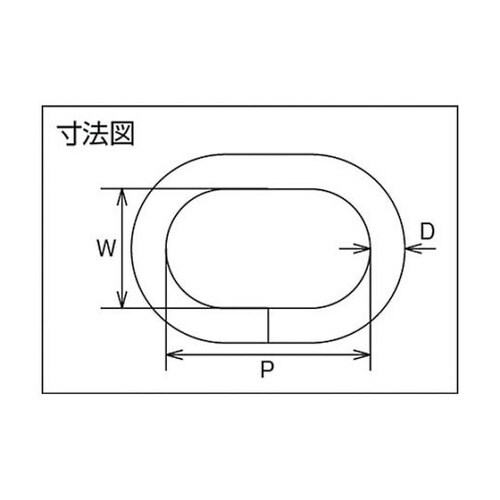TOL22楕円リンクステンレス製22mm