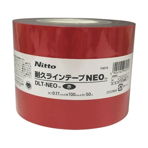 Y6079 耐久ラインテープ 赤