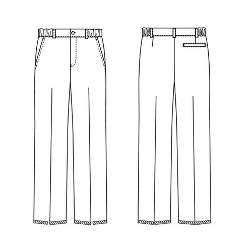 ML1133男子パンツネイビーS