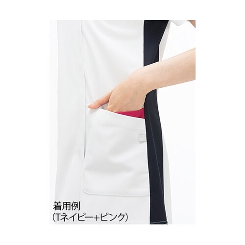 LX−4092スクラブT紺+ターコイズM