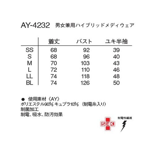 AY4232ハイブリッドメディウェ青BL