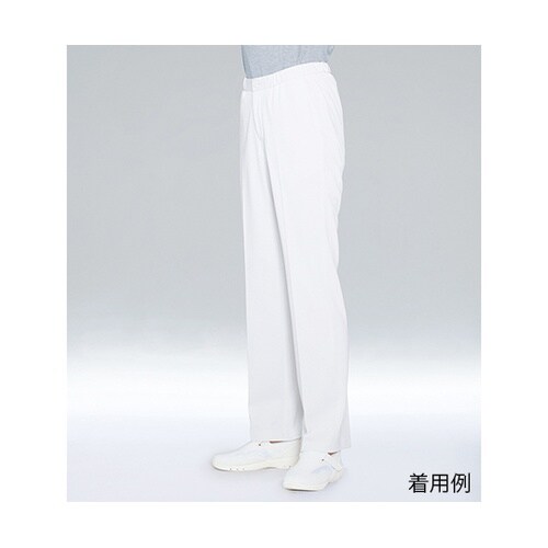 LX−4013男女兼用パンツホワイトBL