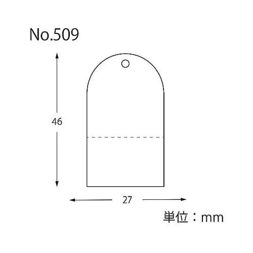 提札 綿糸付き 500枚 0071509