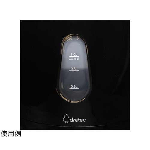 電気ケトル プロム 1.0L ブラック