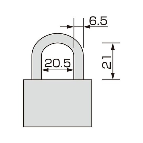 859−69 南京錠 同一キー