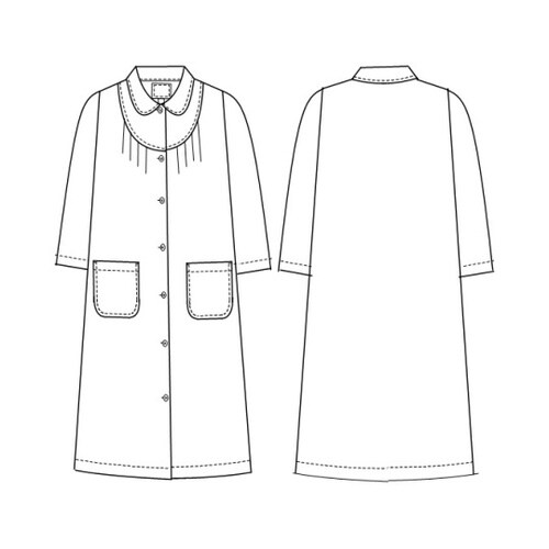 MK311妊産婦患者衣ベージュL