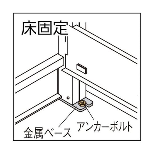 BSDD63T6B 複柱書架 複式 B5