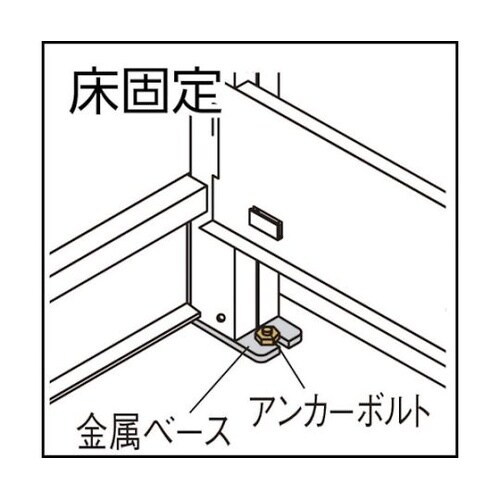 BSDD83T8B 複柱書架 複式 B5