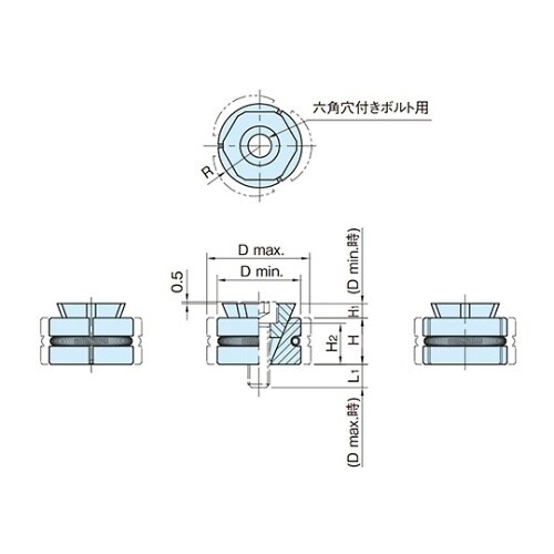 CP130−06001 内径クランプ