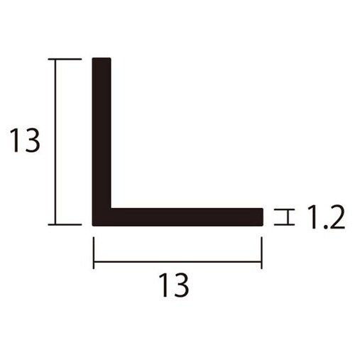 アングル1m1.2×13×13銀4本