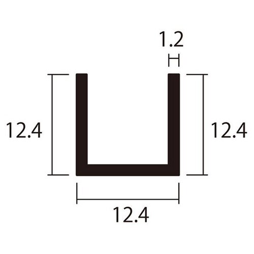 チャンネル2m1.2×12.4×12.4