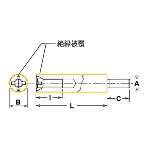 ZPM−4−20丸絶縁サポートプラスネジ
