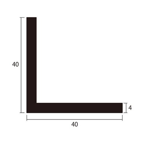 アングル1m4.0×40×40銀4本