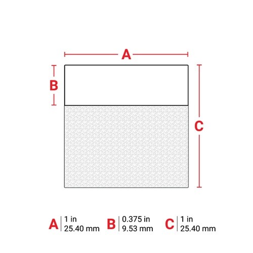 BMP71用ストロー向け凍結ラベル 25