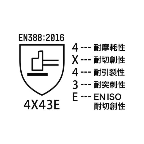 耐切創手袋(ニトリルゴム付き)L CRG