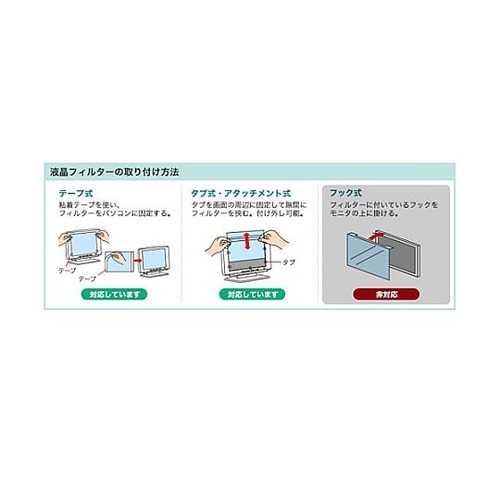 256x144.5mm のぞき見防止フィ