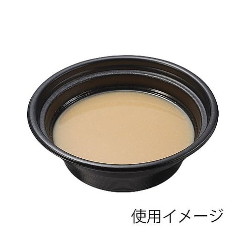 麺容器 麺丼 本体 黒 50枚入 004