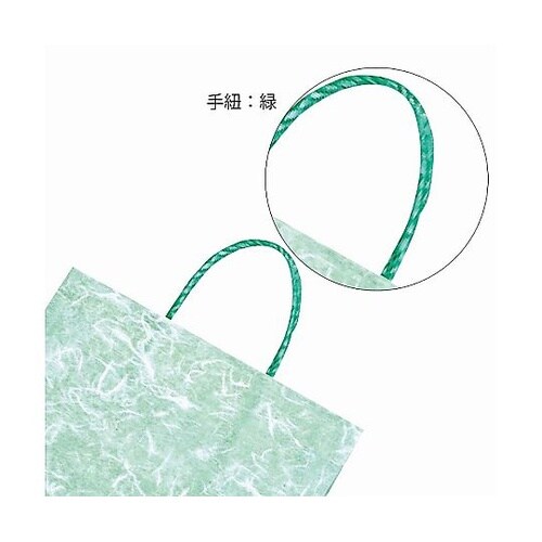 003158502 手提げ紙袋 雲竜緑