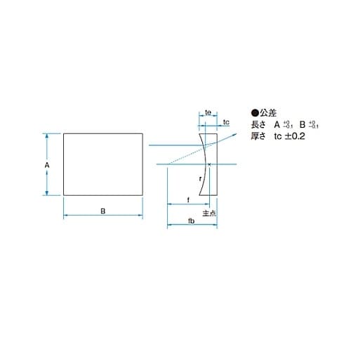 CLB−1010−15NIR1平凹レンズ