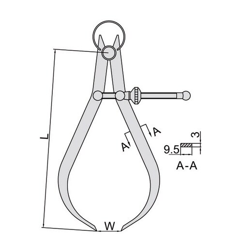 スプリング付外パス