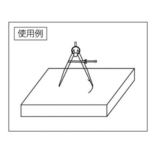 スプリング付コンパス