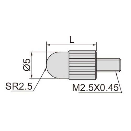 ダイヤルゲージ用測定子