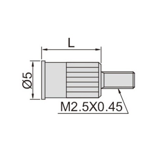 ダイヤルゲージ用測定子