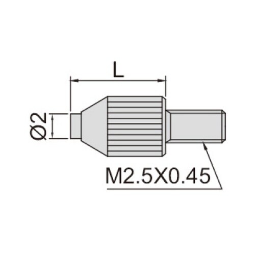 ダイヤルゲージ用測定子