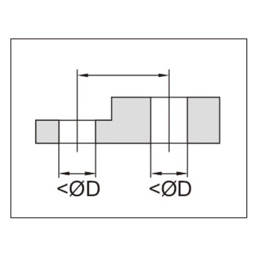 デジタル穴ピッチオフセットノギス
