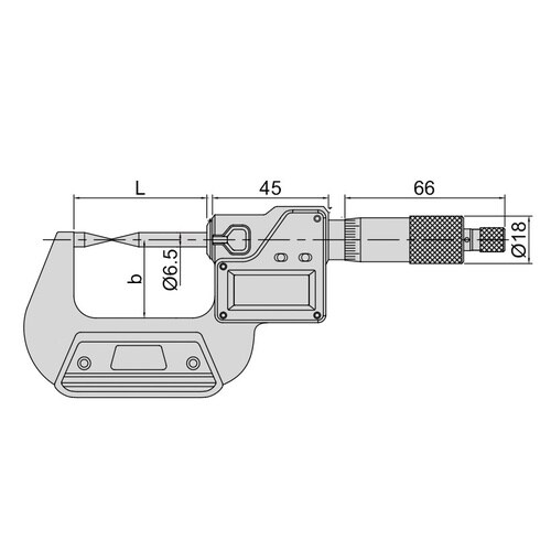 デジタルポイントマイクロメータ