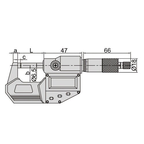 デジタル外側マイクロメータ