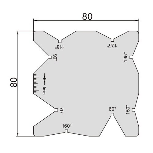 ドリルアングルゲージ
