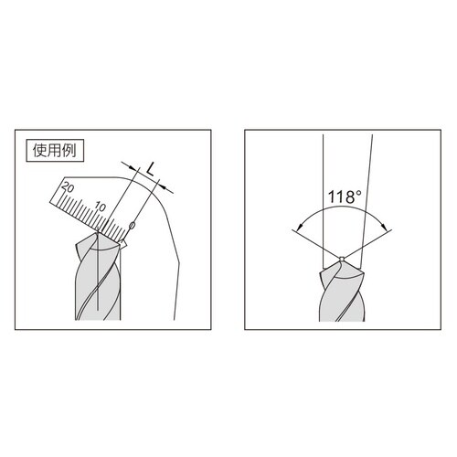 ドリルポイントゲージ