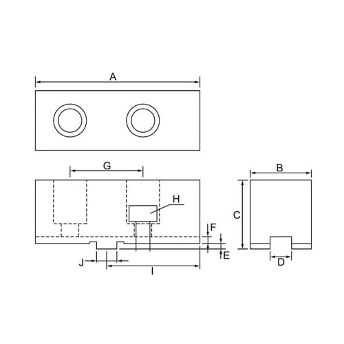 北川鉄工所スクロールチャック用アルミ生爪
