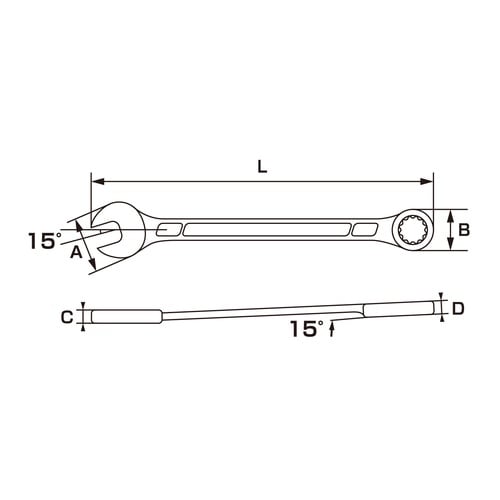 コンビネーションスパナ13本セット