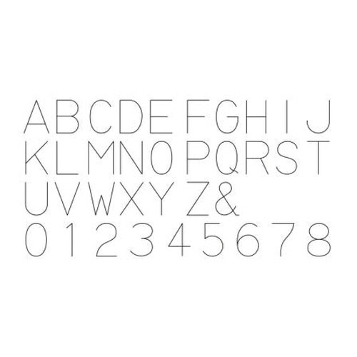 数字刻印セット(0―9 ※6と9は兼用)