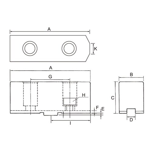 北川鉄工所スクロールチャック用生爪 SBS