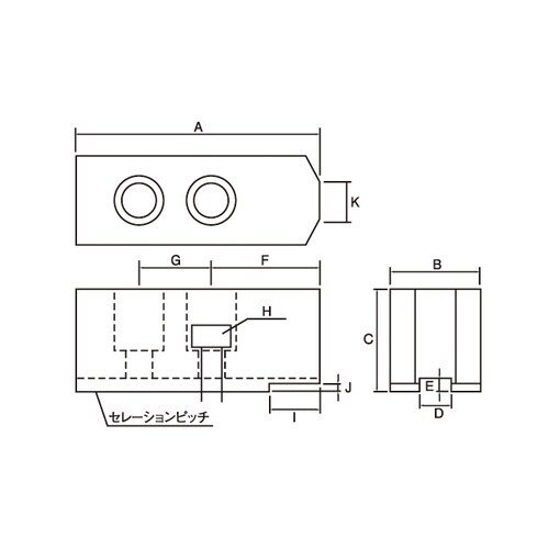 松本機械工業油圧チャック用生爪 M