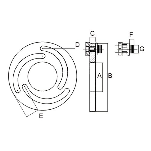 生爪成形治具(油圧・エアチャック用)