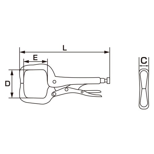 ハンドプライヤ C型 標準
